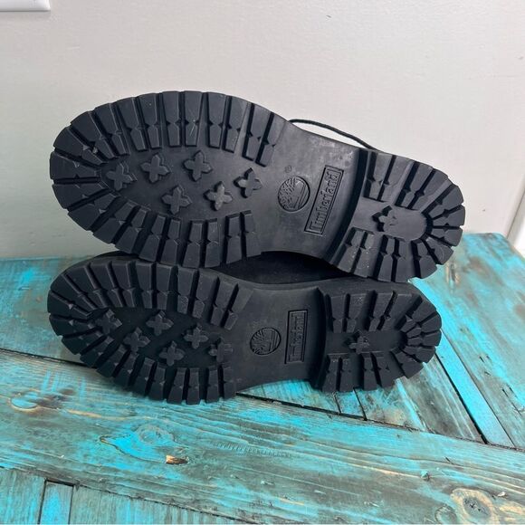 Timberland Black Waterproof Boots Size 7 Ankle Boots Hiking Outdoor - Picture 7 of 12